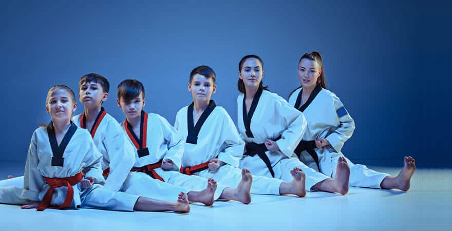 Martial Arts Lessons for Kids in Chesapeake VA - Kids Group Splits
