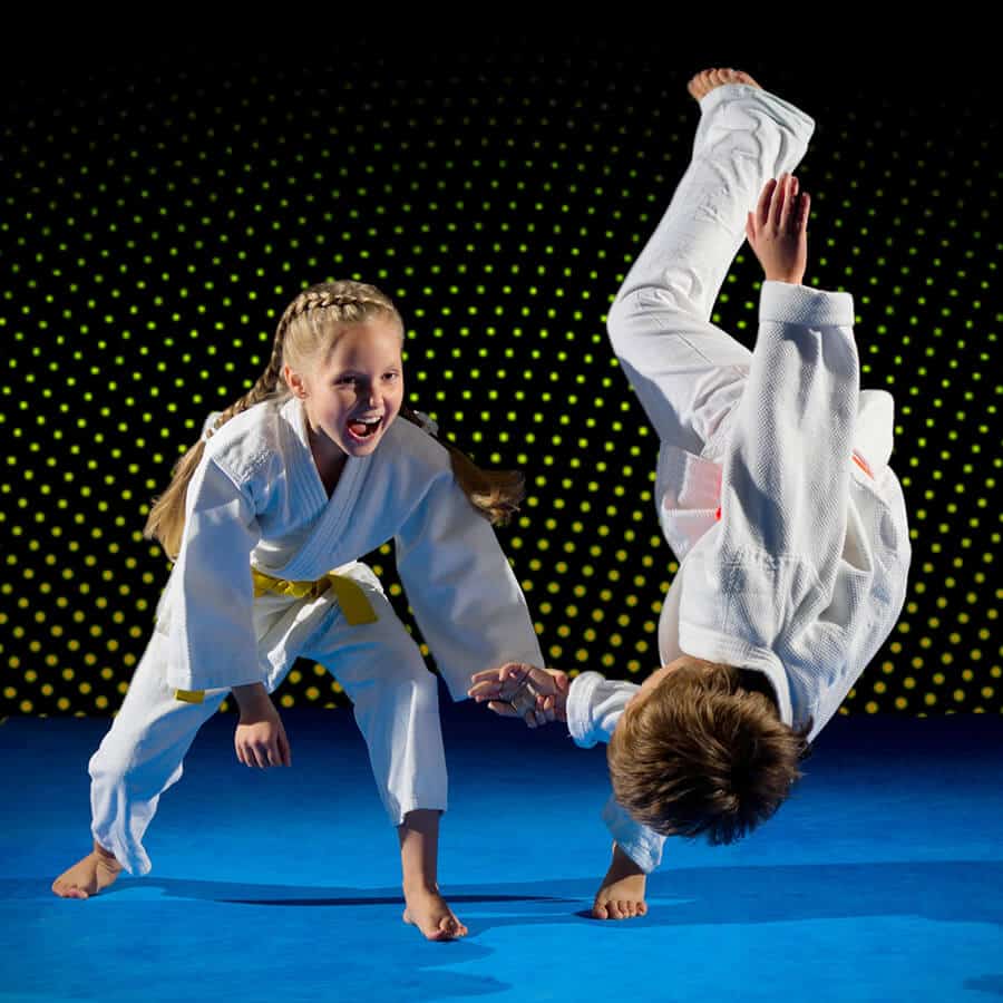 Martial Arts Lessons for Kids in Chesapeake VA - Judo Toss Kids Girl